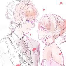 Diabolik Lovers Shuu X Yui I Don T Ship Them But This Fanart Is Cute Diabolik Lovers Diabolik Anime