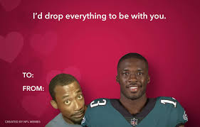 Valentine's day is fast approaching and if you're already sick of all the schmaltz in the shops, we've got just the ticket. Nfl Memes Is On Point With Their Valentine S Day Cards Crossing Broad