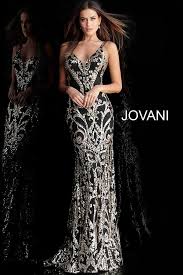 Black And Gold Ball Gown Jovani 63350 Prom Dresses Jovani Jovani Dresses Prom Dress With Train
