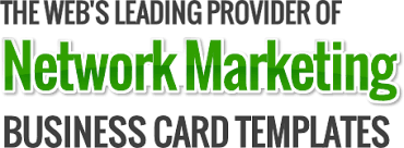 Choose the style that most suits your needs, customize with your own information, edit with your own personal style, and you're on your way to winning an interview. Mlm Cards Network Marketing Business Cards The Web S Leading Provider Of Quality Network Marketing Business Cards