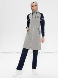Navy Blue Gray Tracksuit Set In 2020 Tracksuit Set Fashion Blue Grey