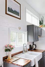 Tour This Creative Couple S Tiny House And Prepare To Be Incredibly Jealous The Everygirl Tiny Kitchen Design Tiny House Kitchen Tiny House Interior Design