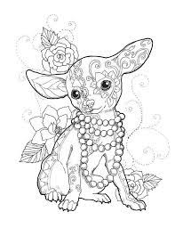 Coloring book zone brings you adult coloring books, floral coloring books, inspirational books and therapeutic packages of coloring books. Chihuahua Chic Art Print By Cindy Elsharouni In 2021 Dog Coloring Page Cute Coloring Pages Mandala Coloring Pages