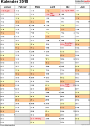 Wochenkalender 2021 zum ausdrucken :. 7 Buro Ideen Kalender 2018 Excel Vorlage Kalender Vorlagen