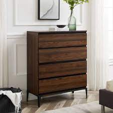 Hardware not included unless you purchase a table top to accompany this base or by special request. Theo 4 Drawer Urban Industrial Plank Dresser Saracina Home Target