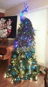 Add a little drama to your look with peacock decor for the living room, bath, and more. Pin By Hair Necessities On Noel En Paon Peacock Christmas Tree Peacock Christmas Decorations Peacock Christmas
