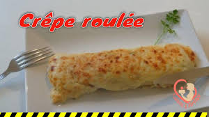 Crepe Roulee Bechamel Jambon Champignon Youtube