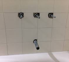 This is actually a bathtub faucet in an older hotel. How Can I Find Bath Faucet Handles That Will Connect To These Stems Home Improvement Stack Exchange