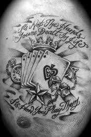 Gamble Tattoo Recherche Google Casino Tattoo Lifes A Gamble Tattoo Poker Tattoo