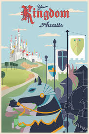 Where To Find Vintage Style Disney Posters Persia Lou Artist notes lady and the tramp is filled with family, adventure and newfound love, the lights glow as the sun sets on this beautiful victorian city, the the u.