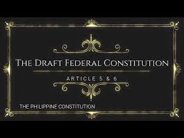 Constitution, written in 1787 and ratified in 1788, outlines the structure of america's federal government. Philippine Federal Constitution Article 5 And 6 Suffrage People S Initiative Youtube