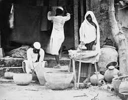 Women Grinding at the Mill, Palestine