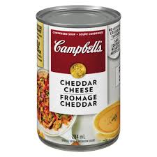 Campbell's cheese and broccoli potato topper, campbell's chicken nachos, campbell's nachos, etc. Cheddar Cheese Soup
