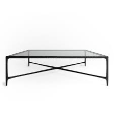 On sale for $404.09 original price $448.99. Thaddeus Forged Iron And Glass Rectangular Coffee Table 3d