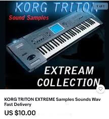 Korg Triton Sound Library 10 00 Download Now Https Www Ebay Com Itm 373217421904 In 2020 Sound Library Korg Sound Samples