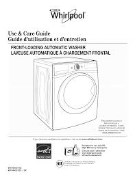 This may drain any excess water that could cause the machine . Control Paneland Features Whirlpool Wfw88heaw0 Control Paneland Features