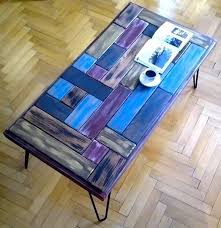 Puzzle Orta Sehpa M Boy 100 50 Cm Degistirilmis Mobilyalar Mobilya Boyanmis Mobilya