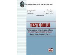La învățământul ciclu licență, sunt înmatriculați studenți cetățeni ai următoarelor state: Teste Grila Pentru Examenul De Licenta La Specializarea Relatii Economice Internationale Pentru Studentii Anului Iii Zi Si Fr Prouniversitaria Ro