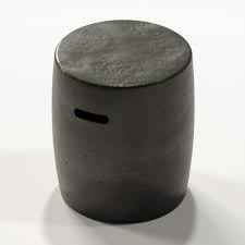 Chic cylinder side table brings natural beauty and modern form to any outdoor seating area. 3d Model Rh Cast Ceramic Cylinder Side Table Cgtrader