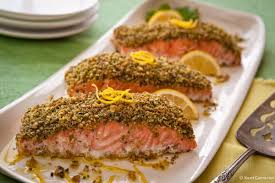 Pistachio Crusted Salmon Recipe Cooking Salmon Salmon Fillet Recipes Pistachio Crusted Salmon