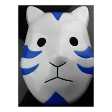 dunkel Naruto shippuden Konoha Cosplay Katze Maske 3 Farben rote, schwarze  und blaue neu