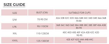 Seamless Magic Wireless Lift Bra Size Chart Comfortable