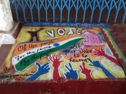 Election Awareness Rangoli Designs Beautiful Rangoli Designs Rangoli Ideas