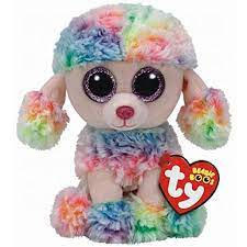 Ty beanie babies at bbtoystore.com. Ty Rainbow Poodle Beanie Boo Small 6 Inch Stuffed Animal 37223 Walmart Com Walmart Com