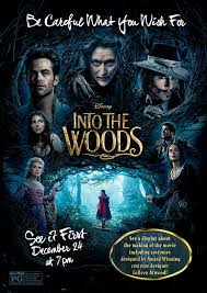El Capitan Theater Presents Disney S Into The Woods Daps Magic Into The Woods Movie Musical Movies Film Posters Vintage