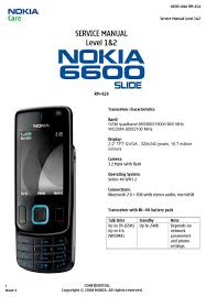 Nokia 6600 Slide Service Manual Pdf Download Manualslib
