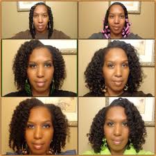 Twist Out Comparison I Wanted To Show The Results Of My Twist Outs With Straight Twists Pics On Left Side And The R Natural Hair Styles Twist Outs Perm Rods