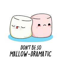I don't know about you but olive funny food puns. Mallow Dramatic Food Pun Sticker By Punnybone In 2020 Funny Food Puns Food Puns Cute Jokes