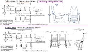 Movie Theater Layout Drawing Comparisons Of Theater Seating Model Dimensions The Galaxy Rocker And Theatre Plan Hotel Floor Plan Theater Chairs