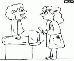 Resultado de imagen para imagenes de doctora animadas para colorear