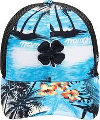 Black Clover Island Luck Hat - Tropical A 12 - Black/Black Mesh -  Adjustable at Amazon Men's Clothing store