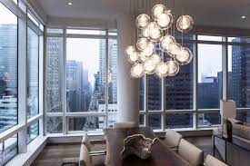 Hand blown glass art chandelier for dining room shimalelightart 5 out of 5 stars (148) sale price $562.50 $ 562.50 $ 625.00 original price $625.00 (10% off) free shipping add to favorites hand blown glass chandelier, customizable chihuly light, pendant light for living room, murano glass ceiling fixture. Kadur Drizzle 22 Mixed Blown Glass Pendant Dining Room Chandelier By Shakuff For Sale At 1stdibs