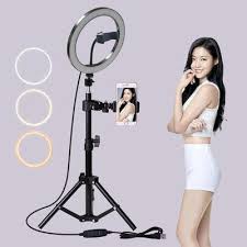 Led Ring Light With Tripod Stand For Video Makeup With Cell Phone Holder 3light Modes 11brightness Buy At A Low Prices On Joom E Commerce Platform