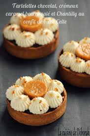 Tartelettes Chocolat Cremeux Caramel Beurre Sale Et Chantilly Au Confit De Biere Celte La Cuisine De Deborah Mini Tarte Recette Dessert Patisserie