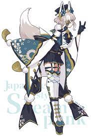 オリジナル 和風×スチームパンク - まっちょこのイラスト - pixiv | キャラクターのインスピレーション, イラスト, キュートなアート