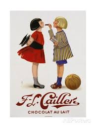 F L Cailler S Chocolat Au Lait Chocolate Advertisement Poster Giclee Print Allposters Com Advertising Poster Vintage Advertisements Poster