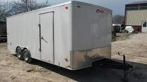 Race car trailers, enclosed race car trailers, race trailers with living quarters. For Rent Only 19 8 5x20 Pace Enclosed Car Hauler Trailer R And P Carriages Cargo Utility Dump Equipment Car Haulers And Enclosed Trailers In Chicago Ottawa Dekalb And Joliet Il