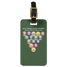 Check spelling or type a new query. Eight Ball Rack Billiard Balls 8 Ball Pool Game Luggage Tag Zazzle Com Pool Balls Pool Games Billiards