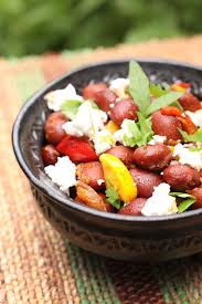 Salade De Haricots Rouges Bola Roja Aux Saveurs Tex Mex Salade Haricot Salade Haricots Rouges Haricot Rouge