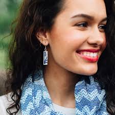 Botanical Ceramic Earrings