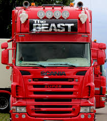 Semi truck front view vectors (376). Hd Wallpaper Red Scania Semi Truck Front View Vehicle Transport The Front Cover Is Wallpaper Flare
