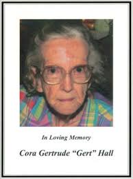 Cora Gertrude “Gert” Smith Hall (1918-2011)