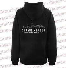 Shawn Mendes Illuminate World Tour Hoodie Back