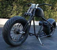 Springer Front End Only With About That Degree Of Rake Not Handlerbars Maybe Tires Http Www Malibumotorcycleworks Bobber Bikes Bobber Bobber Motorcycle