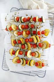 Caesar dressing is stuffed with such nice flavors and goes good with grilled hen. Easy Italian Zucchini Kabobs It S A Veg World After All