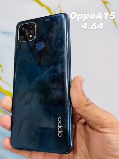 OPPO SECOND HAND PHONE - A15S 4GB 128GB BLUE 